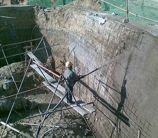 混凝土噴漿工程